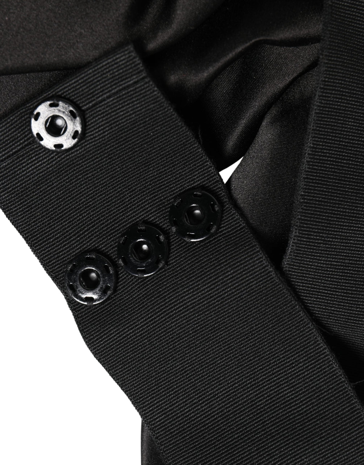 Dolce & Gabbana Black Silk Satin Sash Wide Waist Women Belt