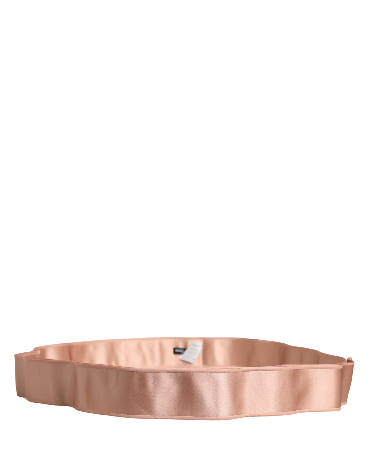Dolce & Gabbana Light Pink Silk Satin Waist Women Cintura Belt