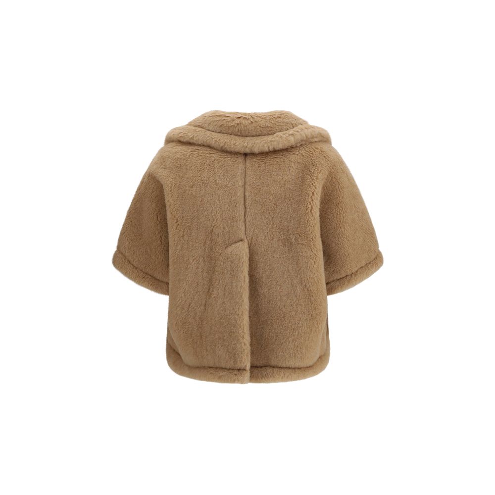 Max Mara Beige Alpaca Vicugna Pacos Coat