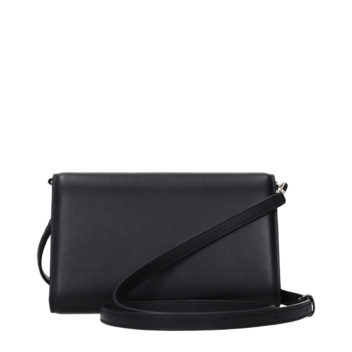 Jimmy Choo Black Leather Clutch Bag