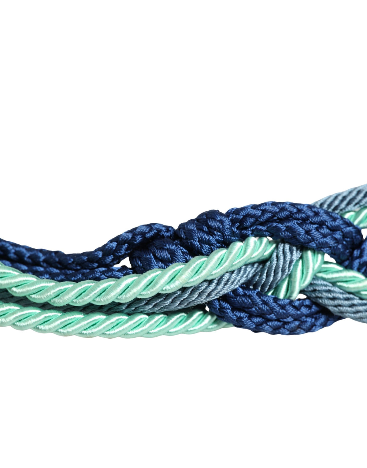 Cavalli Class Multicolor Twisted Rope Chain Buckle Waist Belt