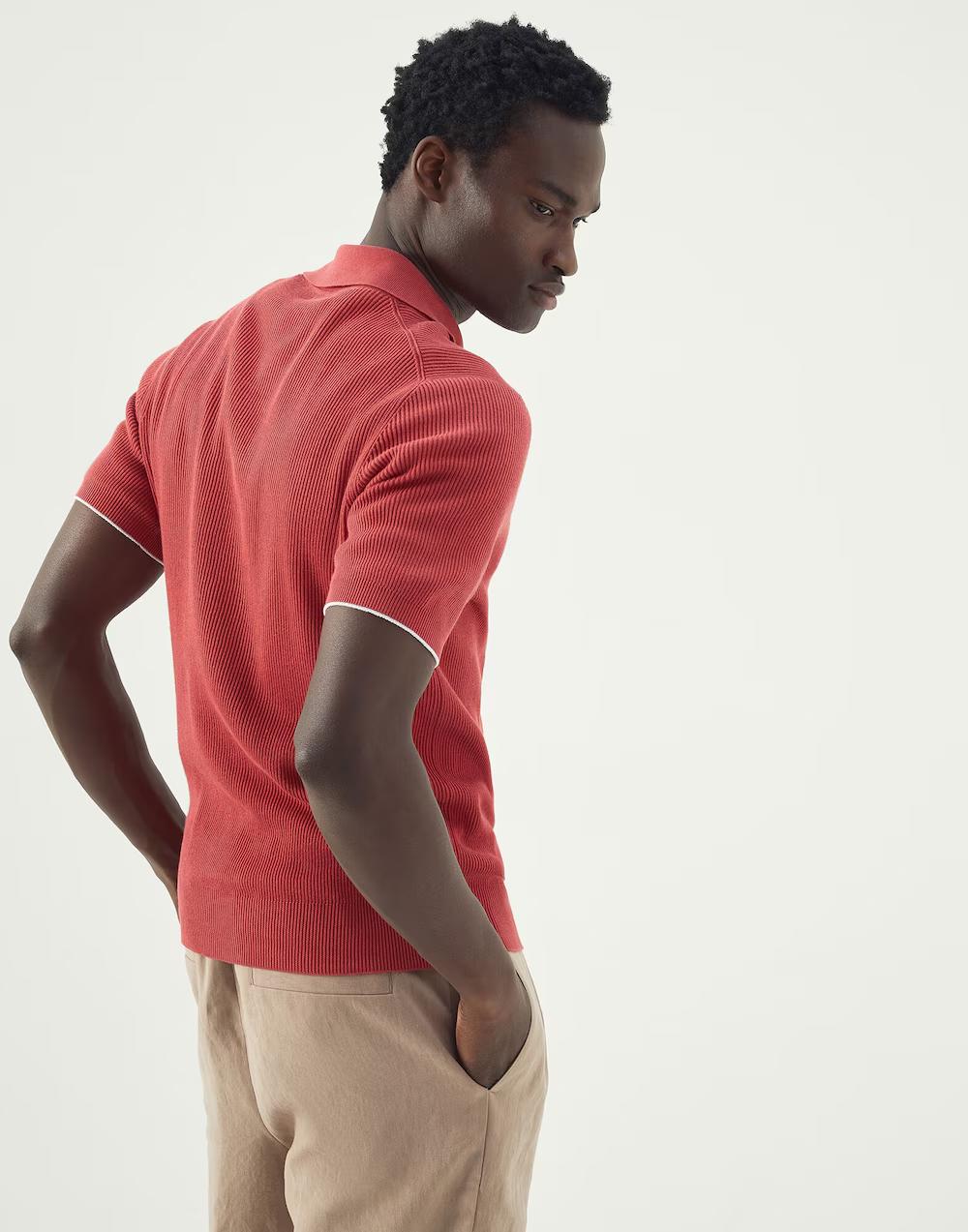Brunello Cucinelli Multicolor Cotton Shortsleeve Shirt