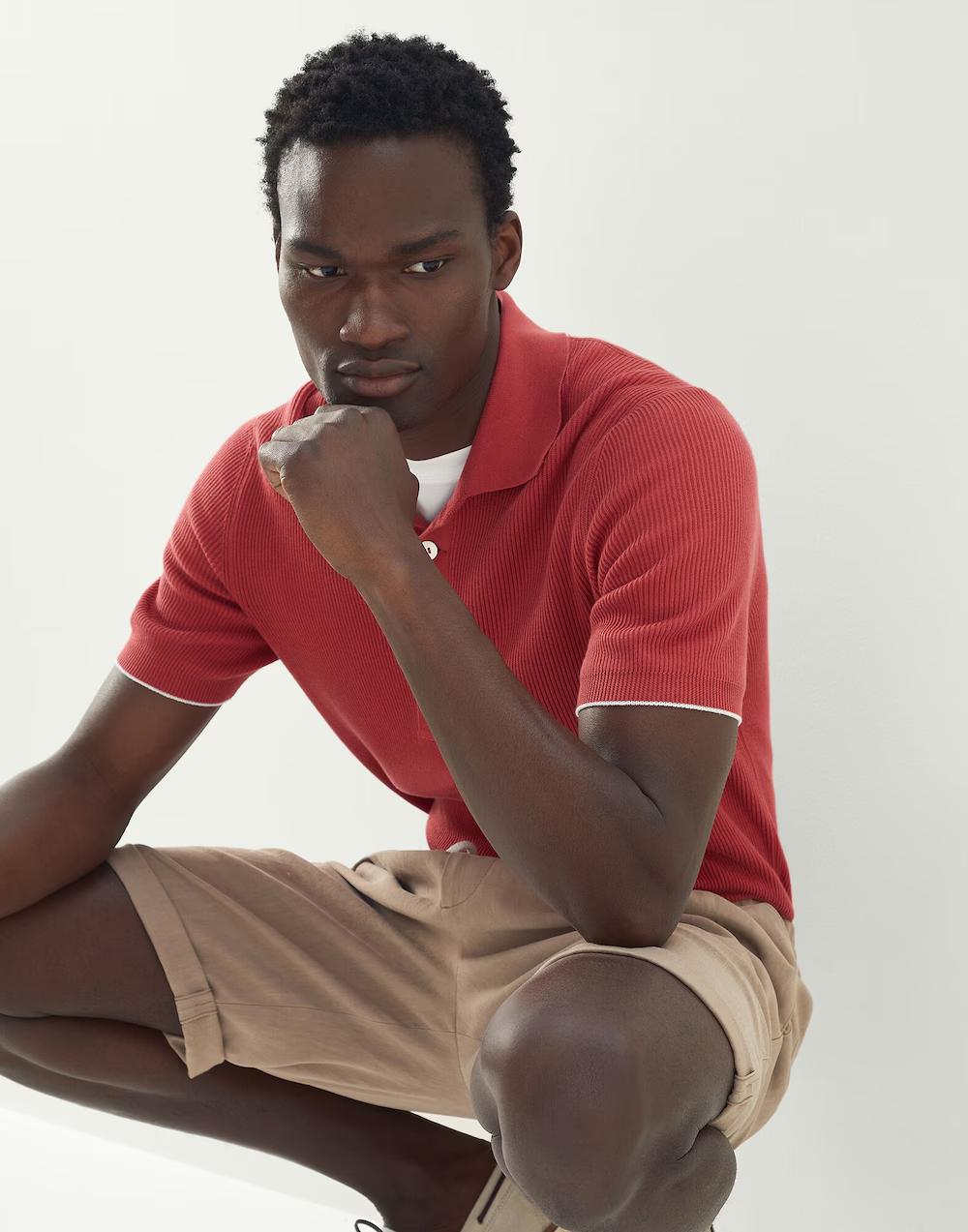 Brunello Cucinelli Multicolor Cotton Shortsleeve Shirt