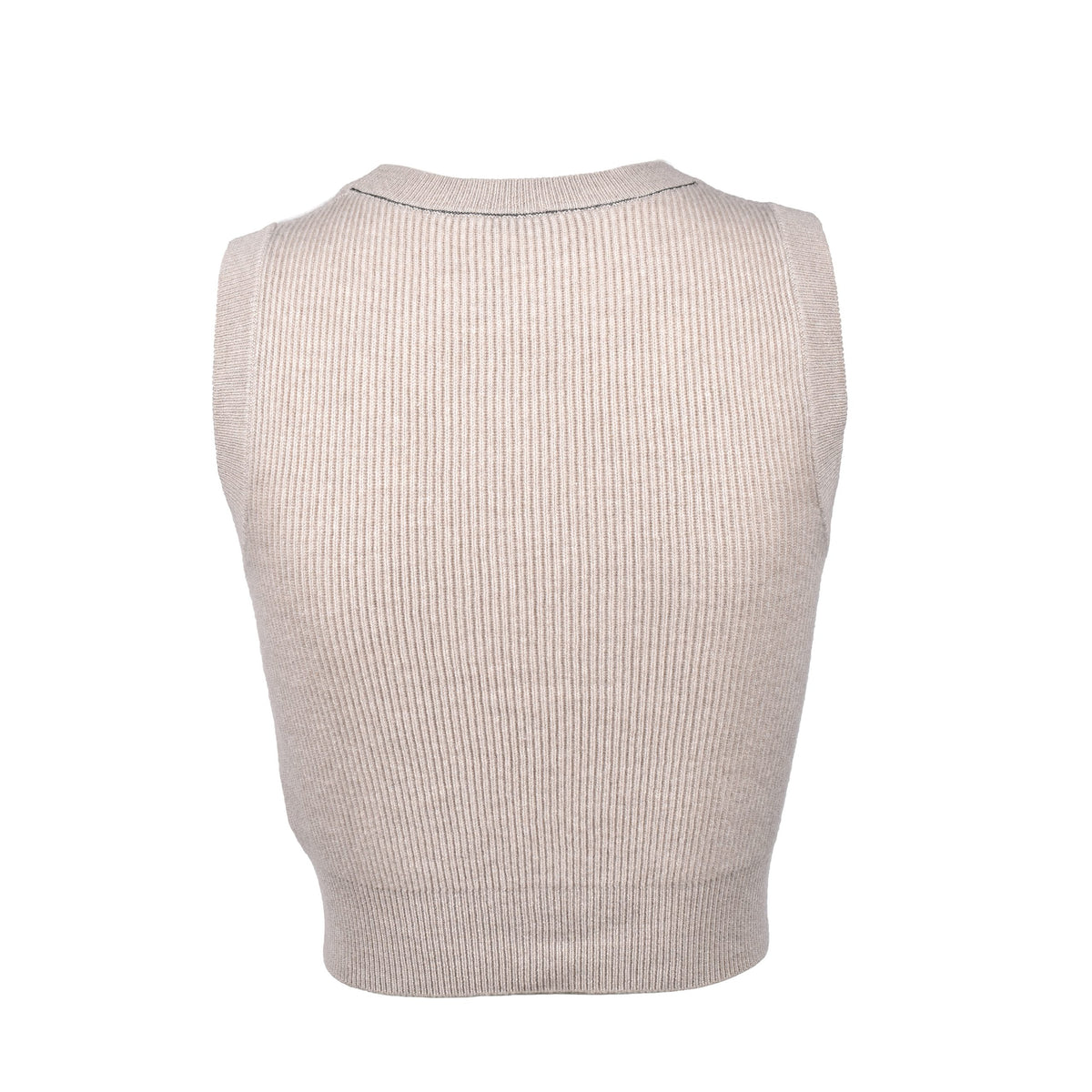 Brunello Cucinelli Beige Cashmere Sweater