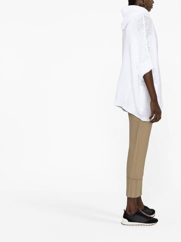 Brunello Cucinelli White Cotton Shell Jacket