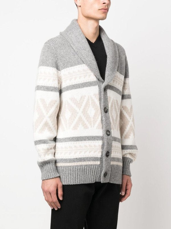 Brunello Cucinelli Gray Cashmere Sweater