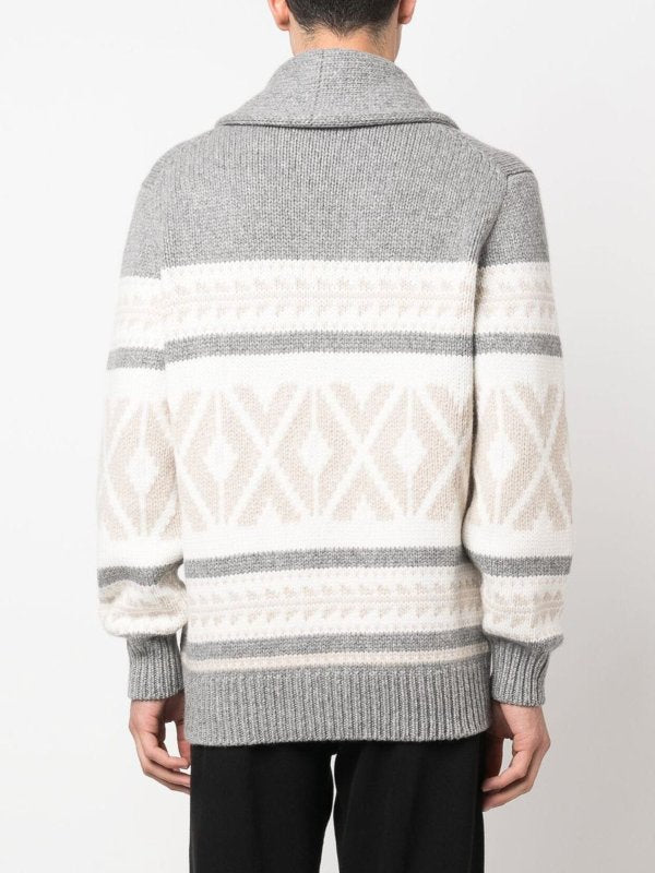 Brunello Cucinelli Gray Cashmere Sweater