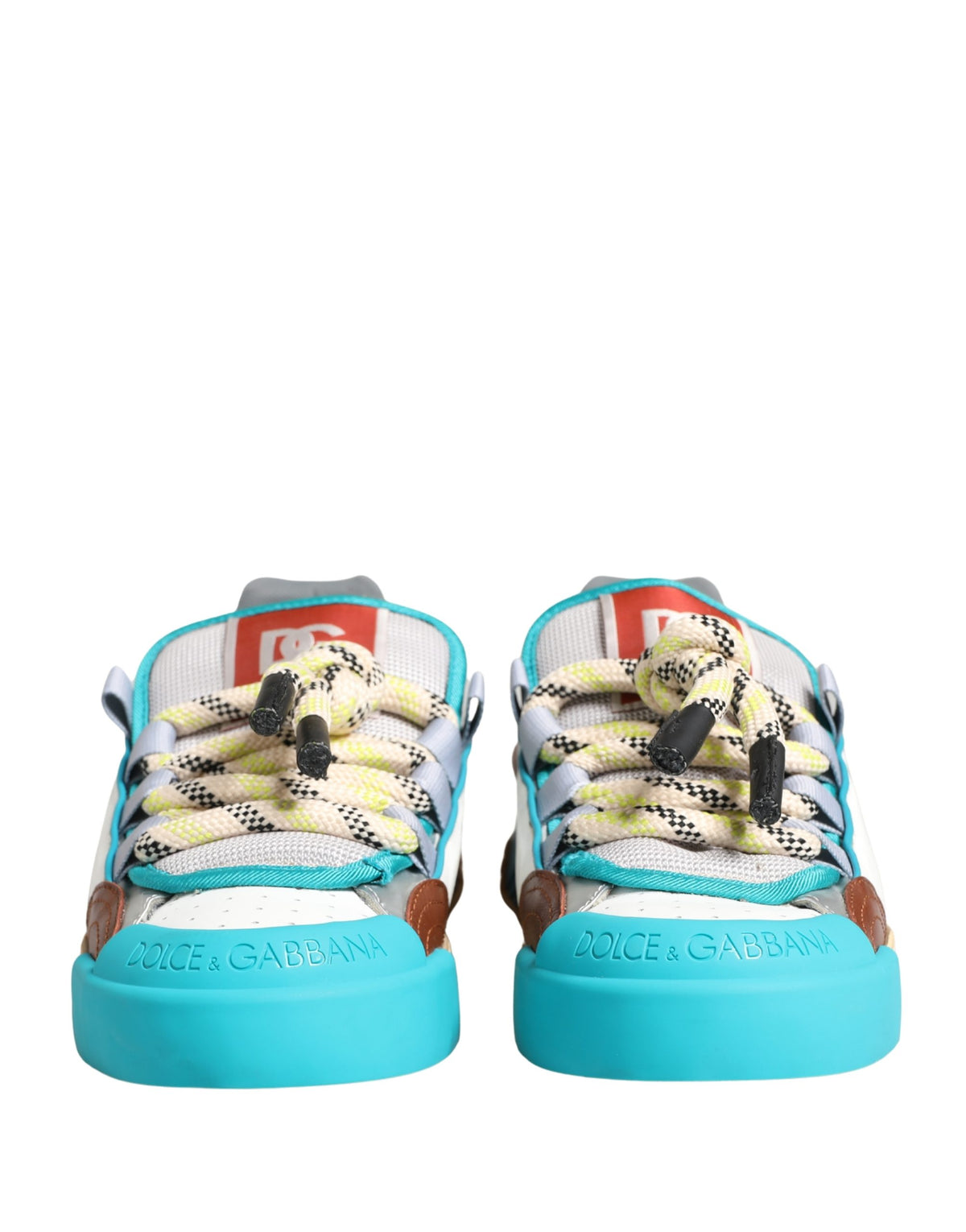 Dolce & Gabbana Multicolor Portofino Space Men Sneakers Shoes