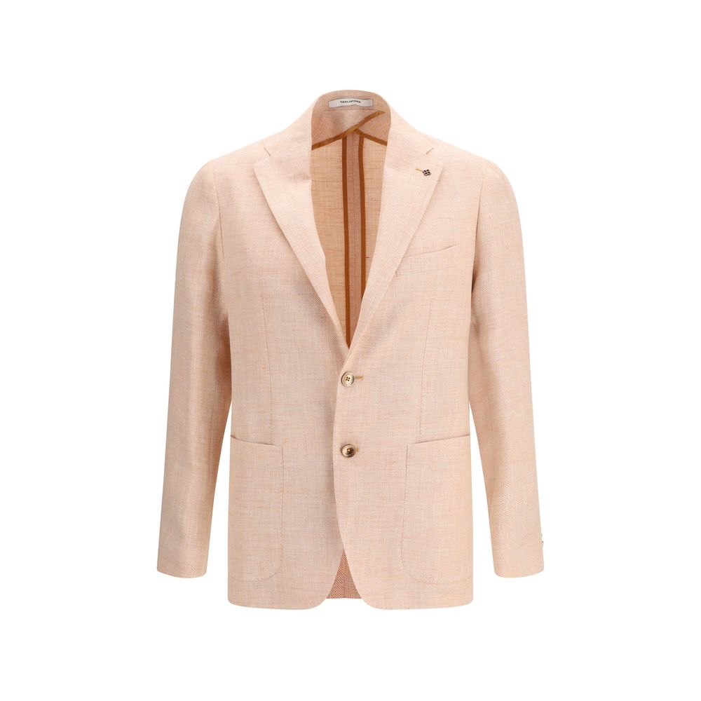 Tagliatore Orange Wool Blazer