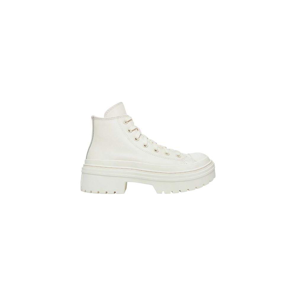 Converse White Recycled Leather High Heel Pumps