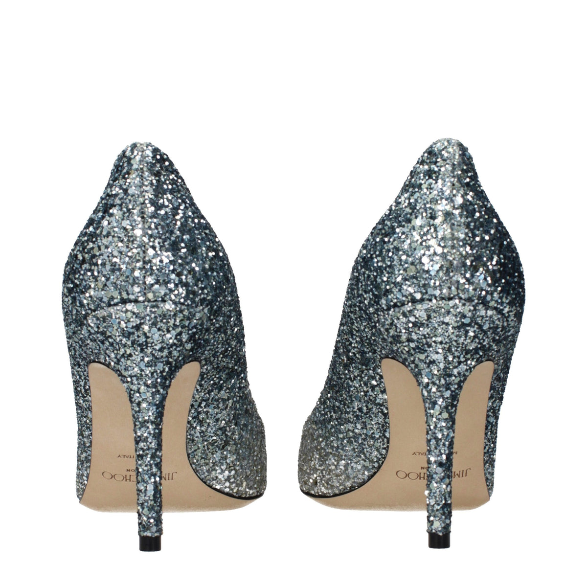 Jimmy Choo Gray Plastic Pumps