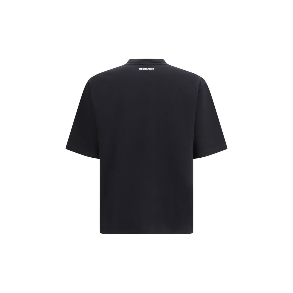 Dsquared² Black Cotton T-Shirt