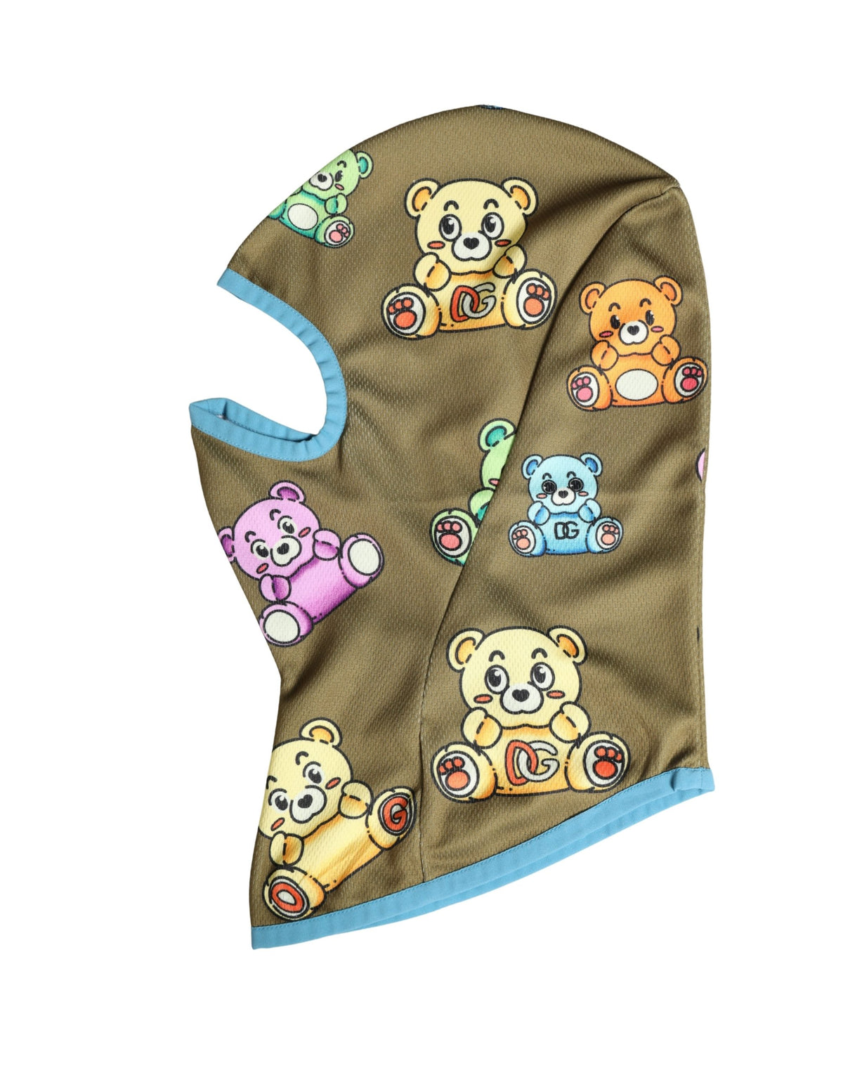 Dolce & Gabbana Men Brown Bears Polyester Ski Mask Balaclava Hat