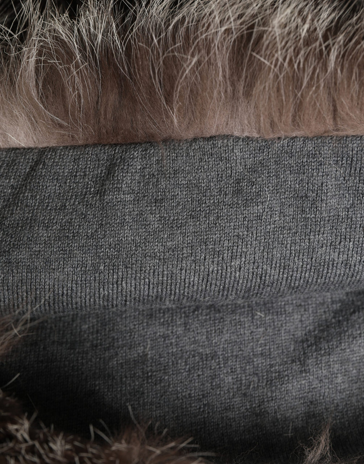 Dolce & Gabbana Brown Faux Fur Whole Head Wrap Capello Hat