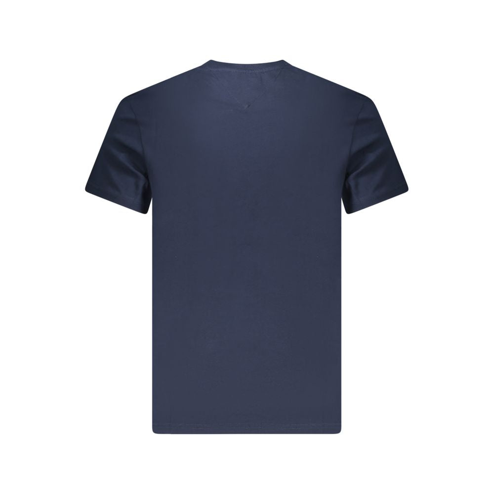 Tommy Hilfiger Blue Cotton Men T-Shirt