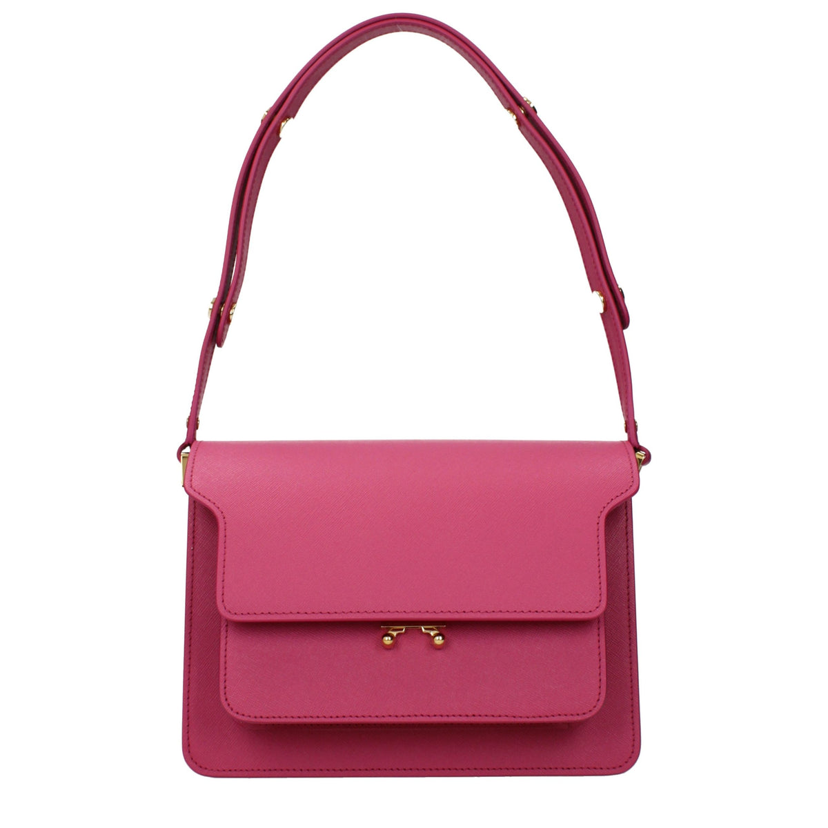 Marni Pink Leather Shoulder Bag