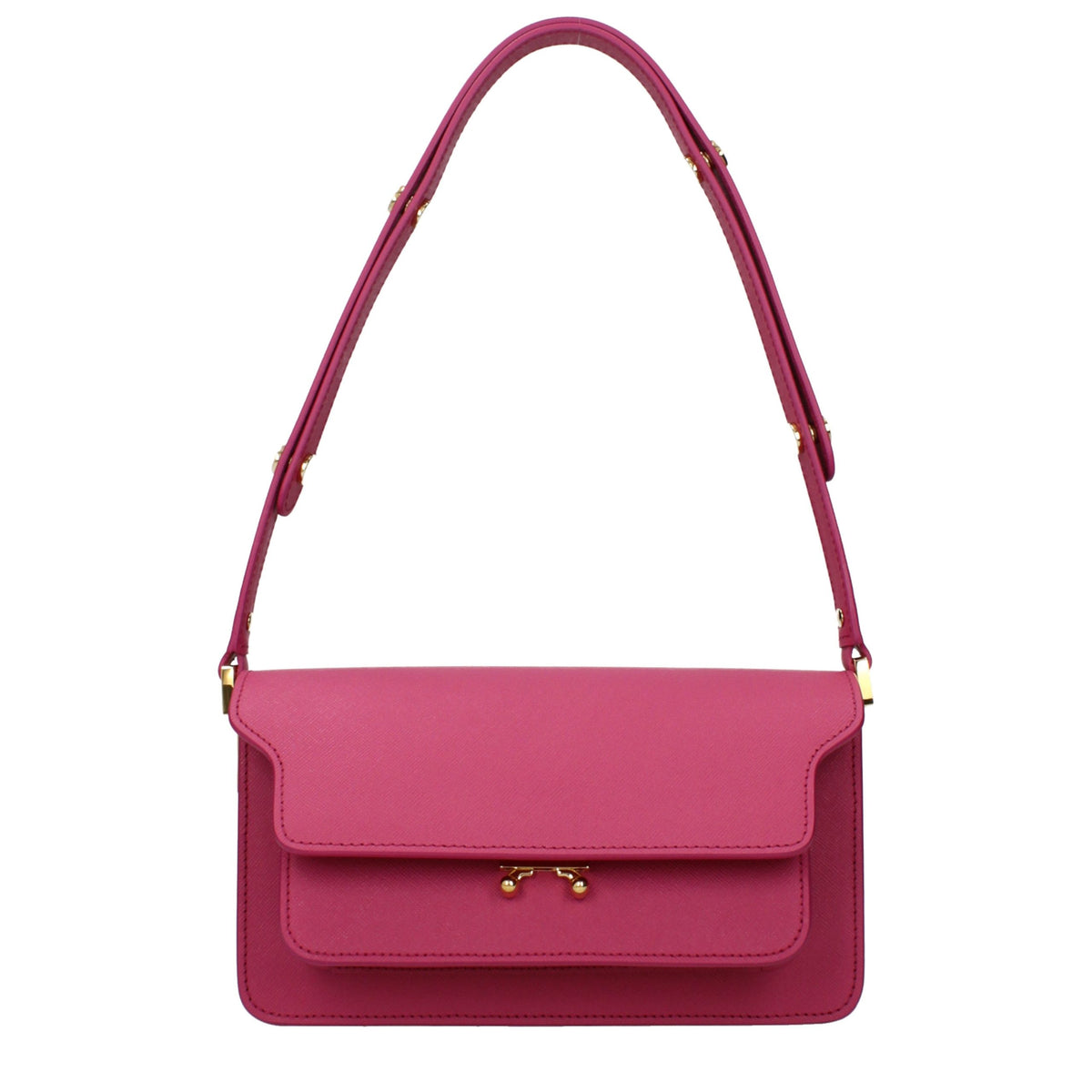 Marni Pink Leather Shoulder Bag
