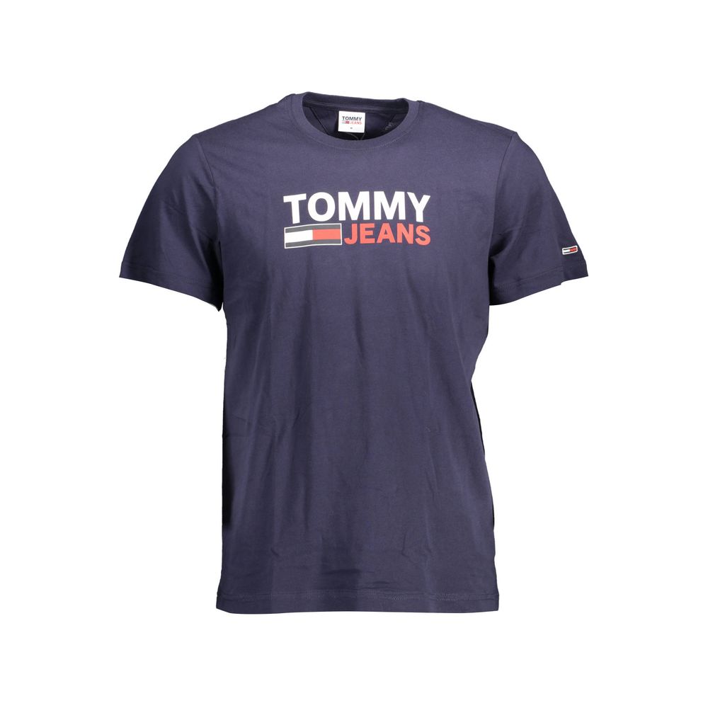 Tommy Hilfiger Blu Organic Cotton Men T-Shirt