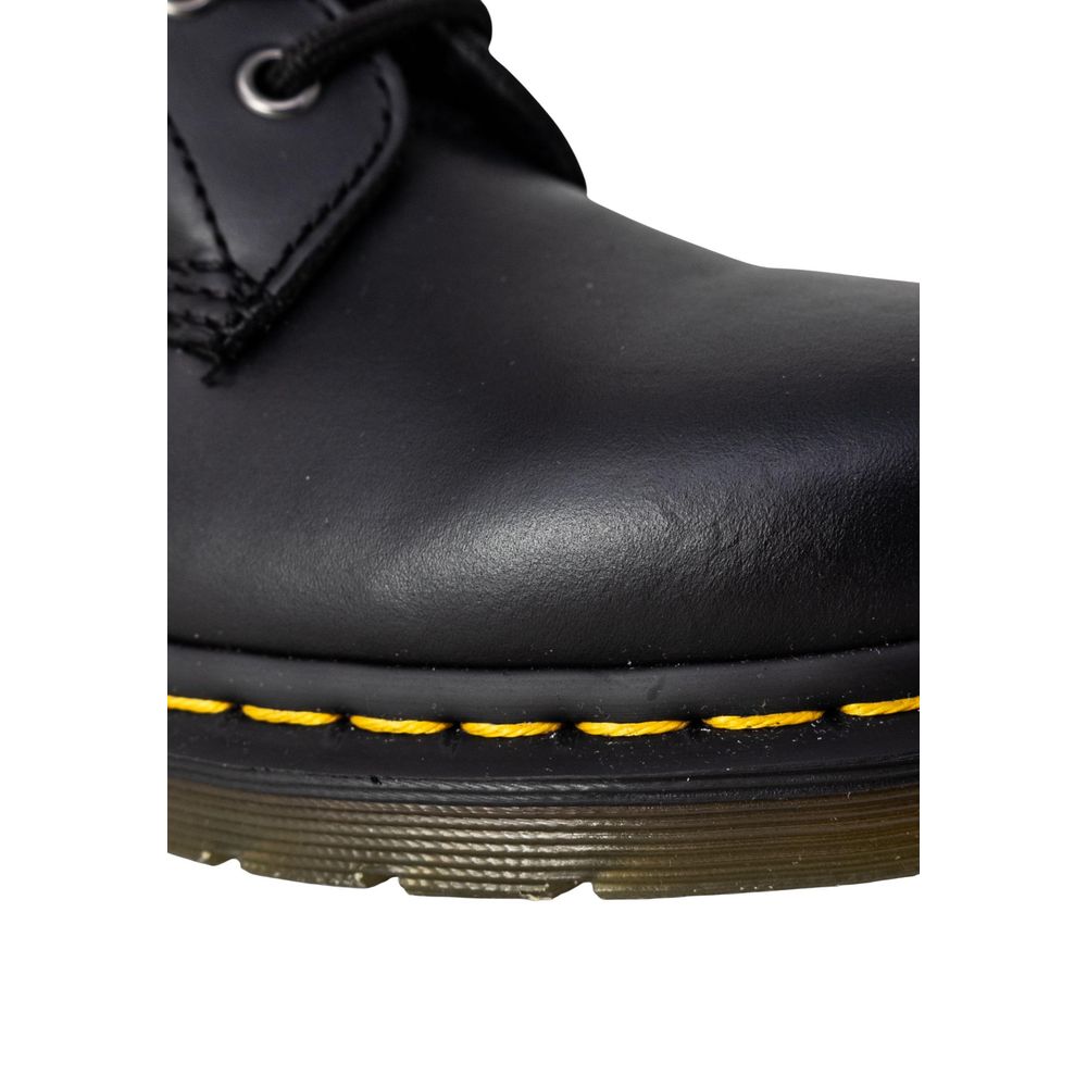 Dr. Martens Black Leather Lace-Up Boots
