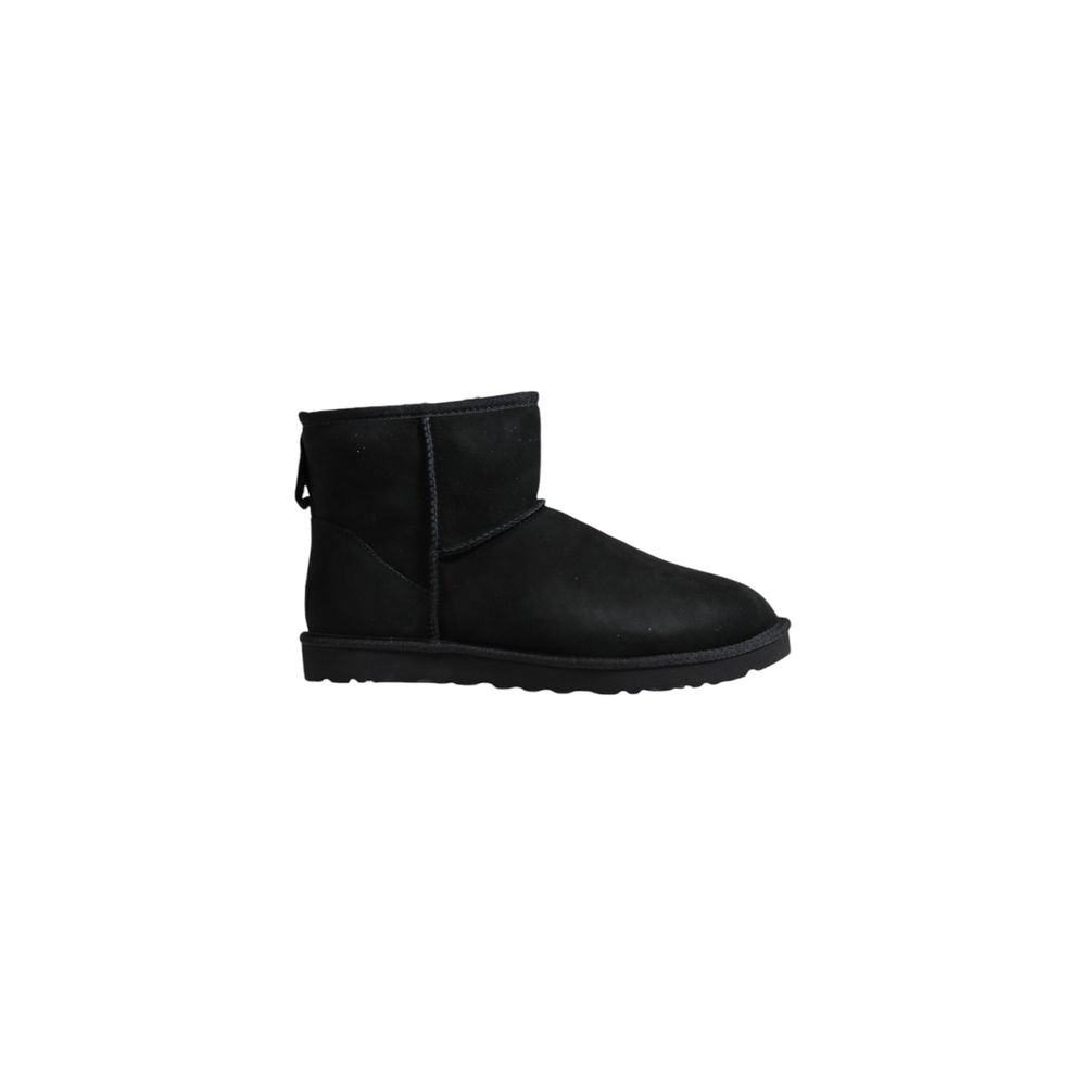 UGG Black Suede Leather Ankle Boots