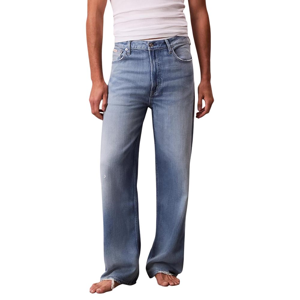 Calvin Klein Jeans Blue Lyocell Relaxed Fit Jeans