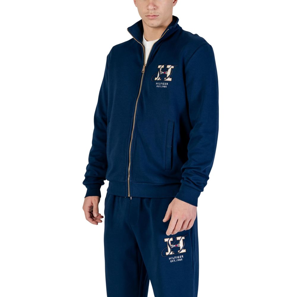 Tommy Hilfiger Blue Recycled Cotton Sweatshirt