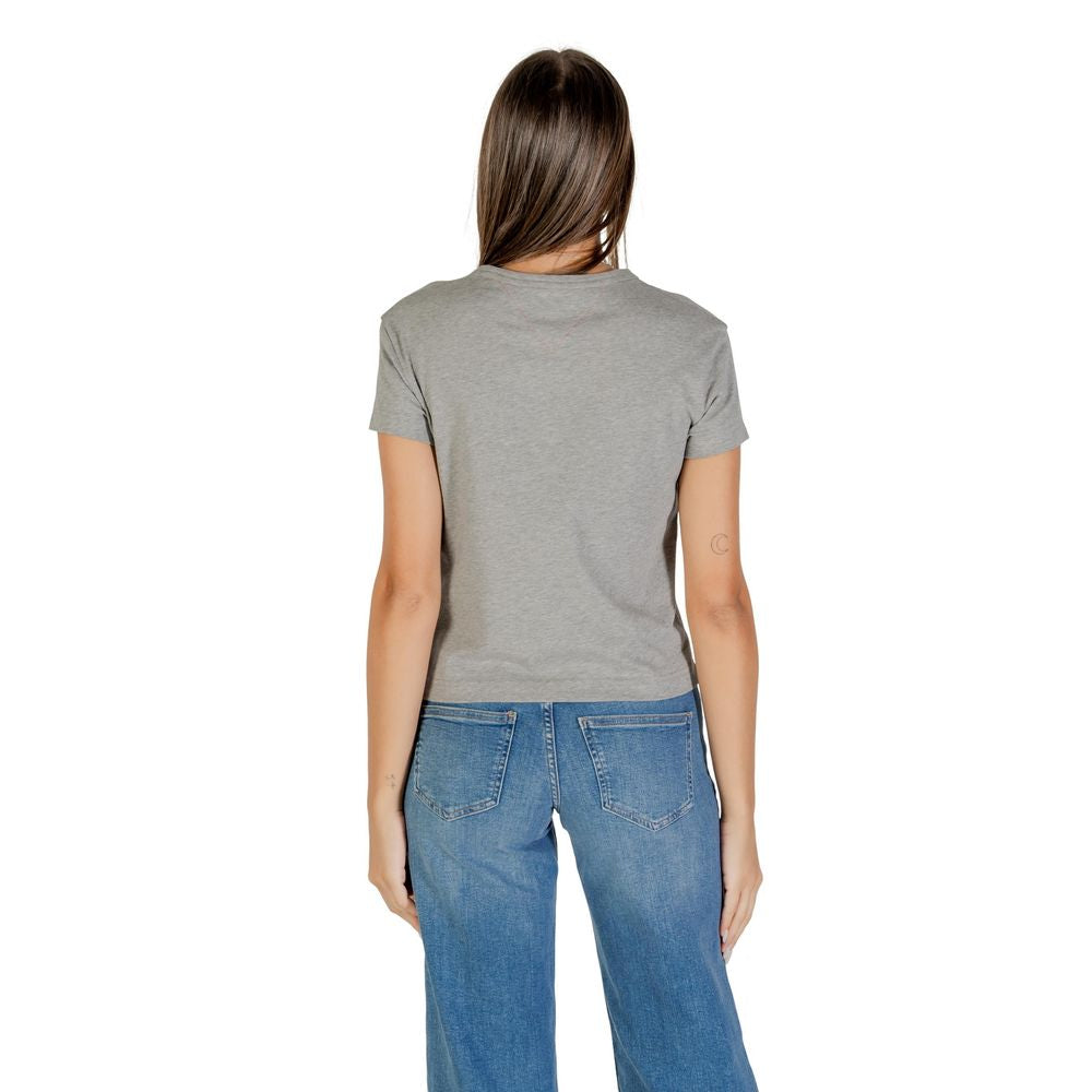 Tommy Hilfiger Jeans Gray Organic Cotton T-Shirt