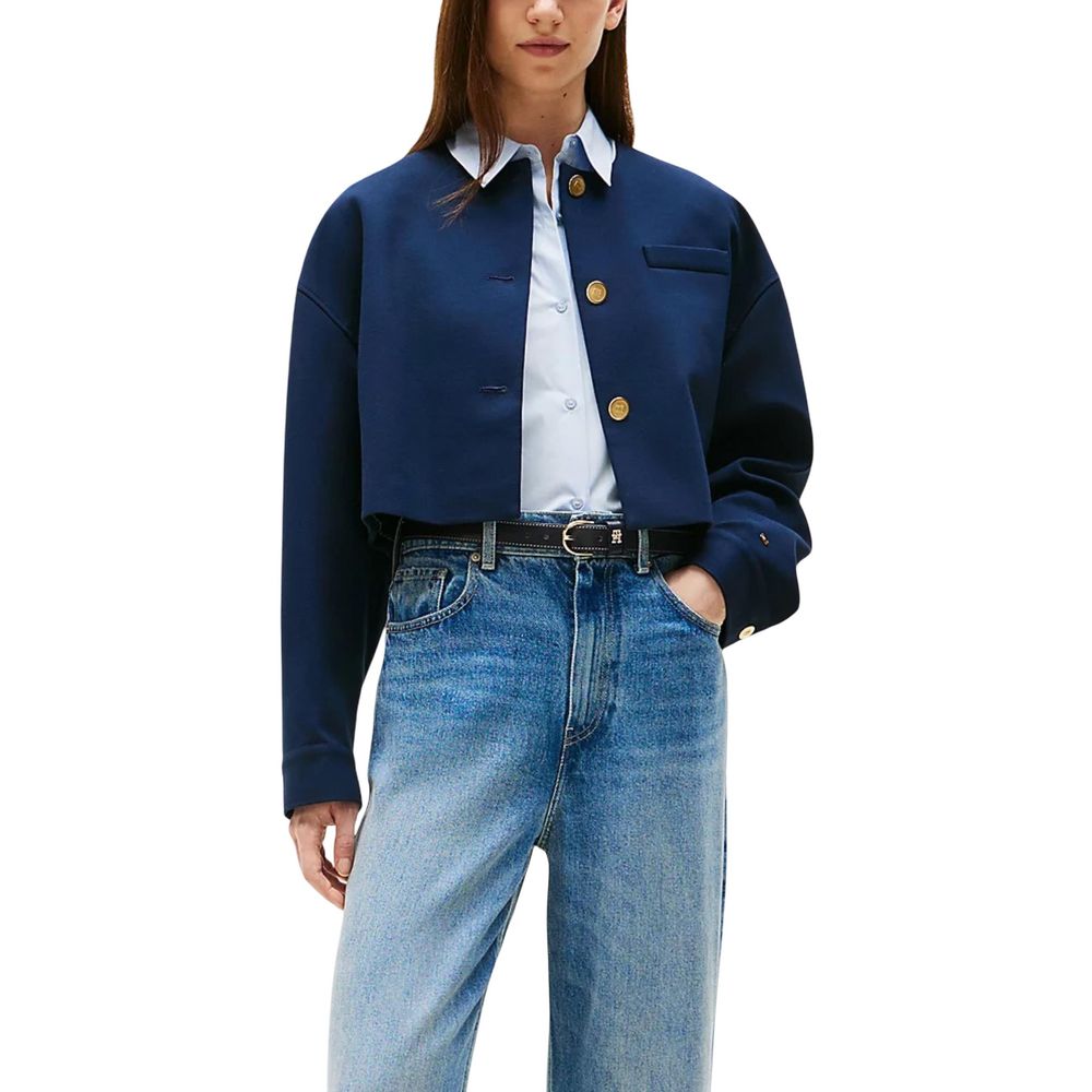 Tommy Hilfiger Blue Viscose Blazer