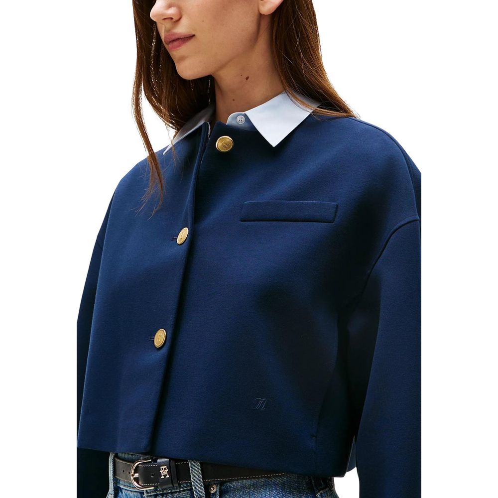Tommy Hilfiger Blue Viscose Blazer