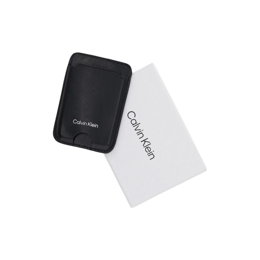 Calvin Klein Black Leather Cardholder