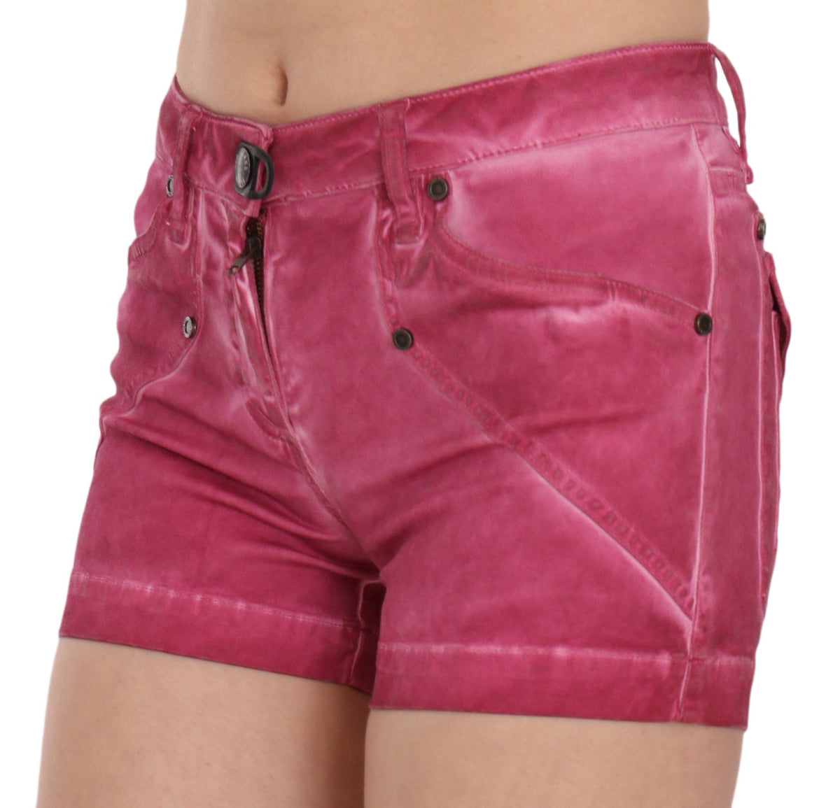 Short en jean délavé rose chic PLEIN SUD