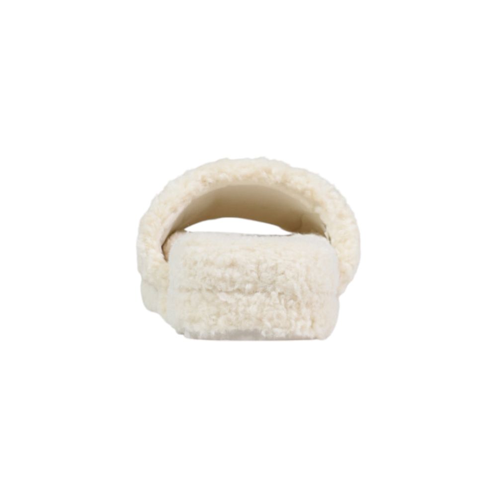 Ralph Lauren Cream Textile Slippers
