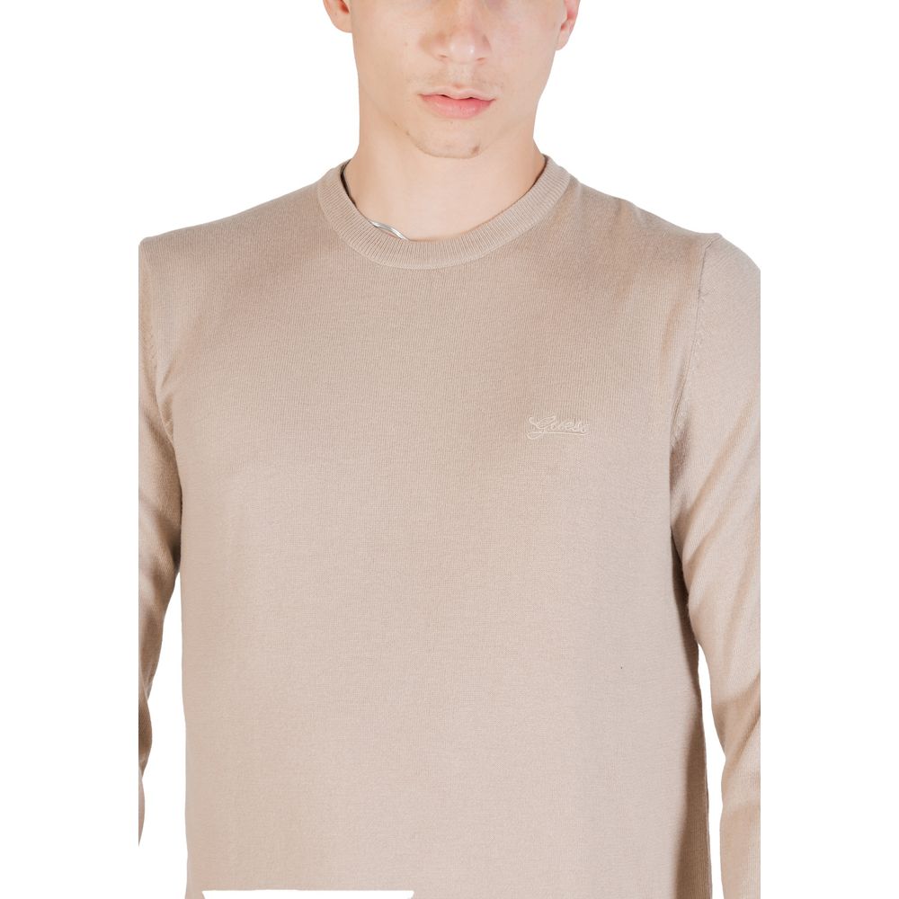 Guess Beige Polyester Sweatshirt