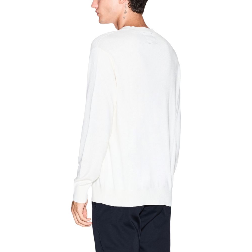 Armani Exchange Cream Viscose Sweatshirt