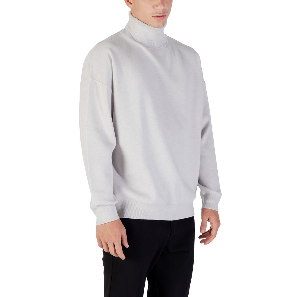 Antony Morato Gray Viscose Sweatshirt