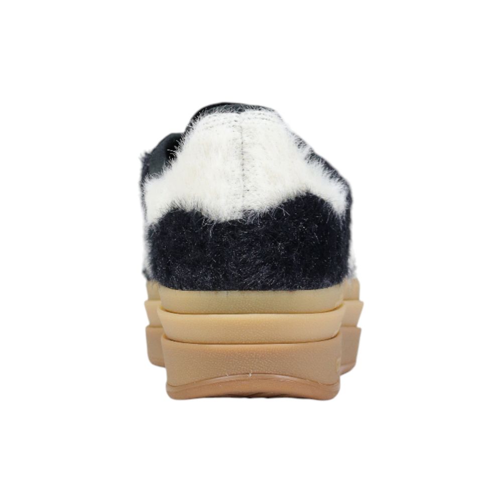 Adidas Originals Black Leather Platform Sneakers