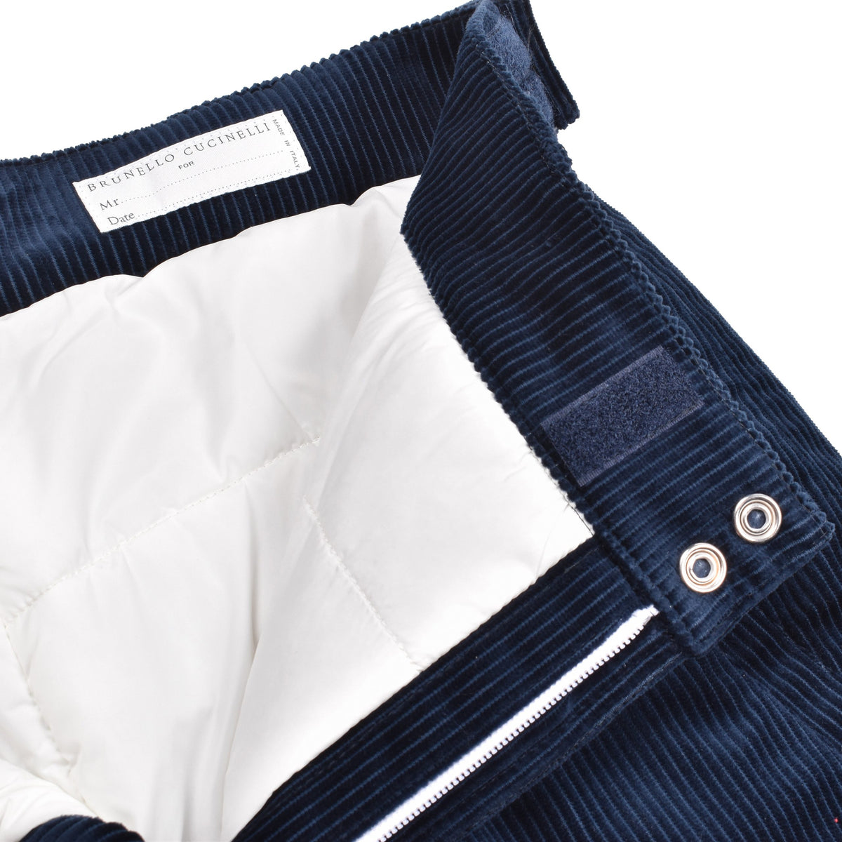 Brunello Cucinelli Navy Blue Cotton Joggers (Workout Pants)