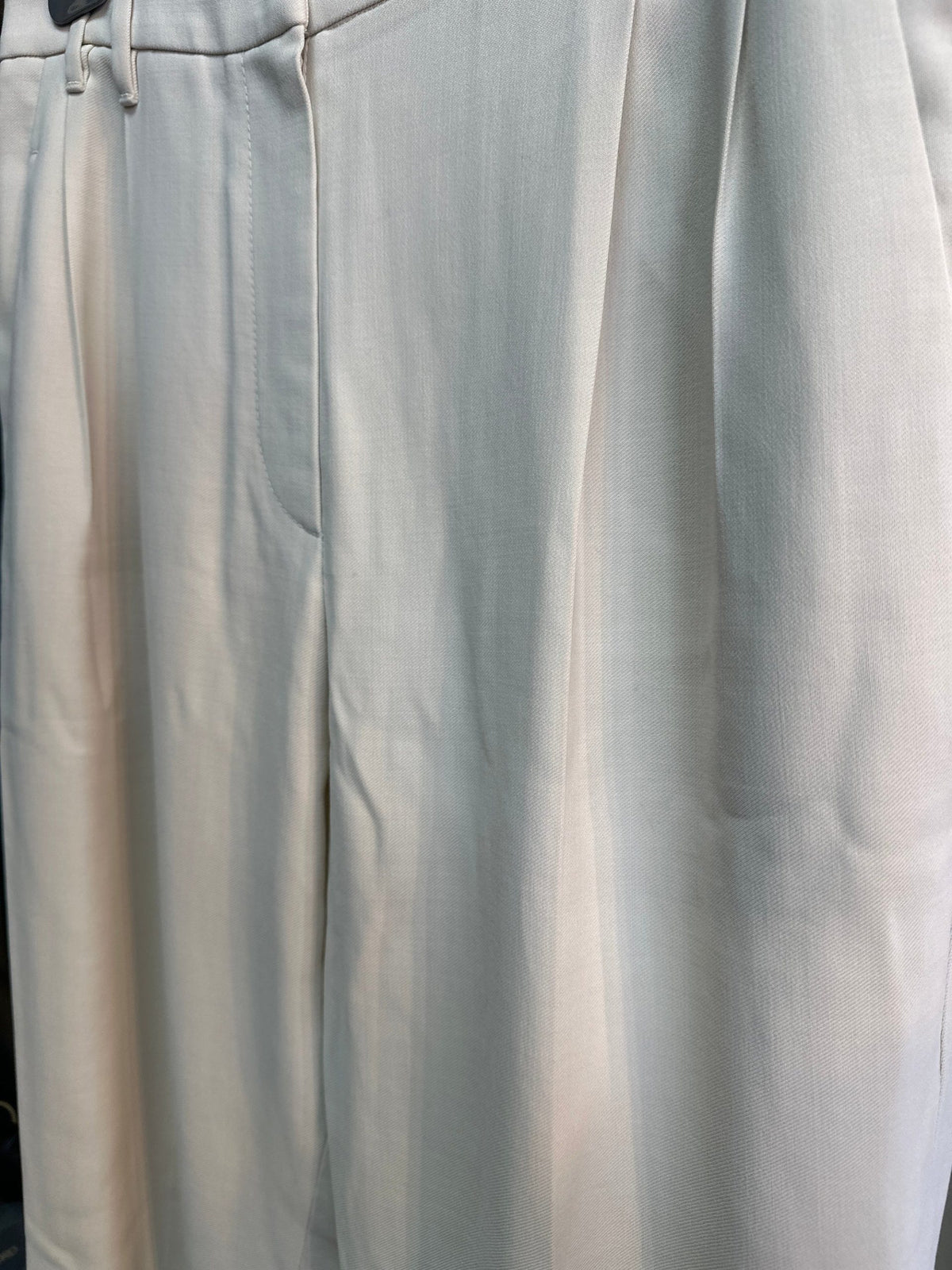 Brunello Cucinelli White Viscose Casual Pants