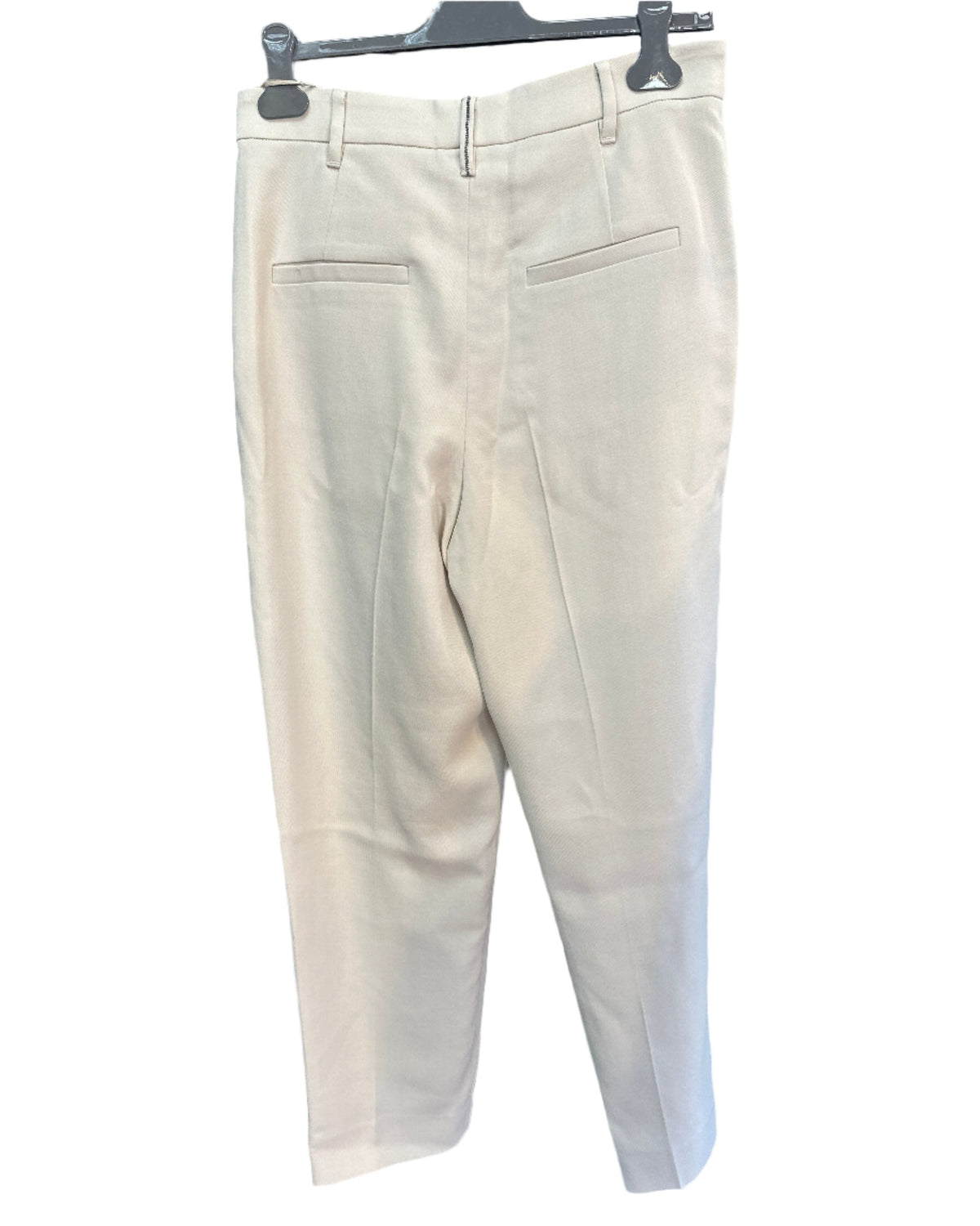 Brunello Cucinelli White Viscose Casual Pants