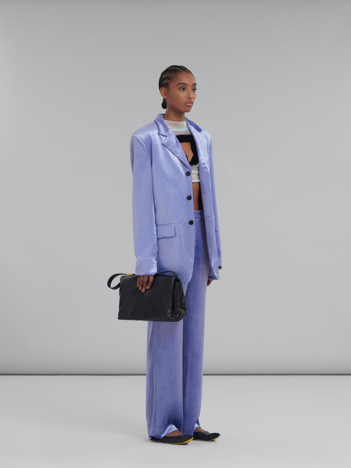 Marni Purple Fibres Jacket