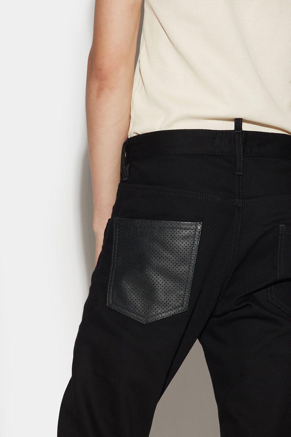Dsquared² Black Fibres Casual Pants