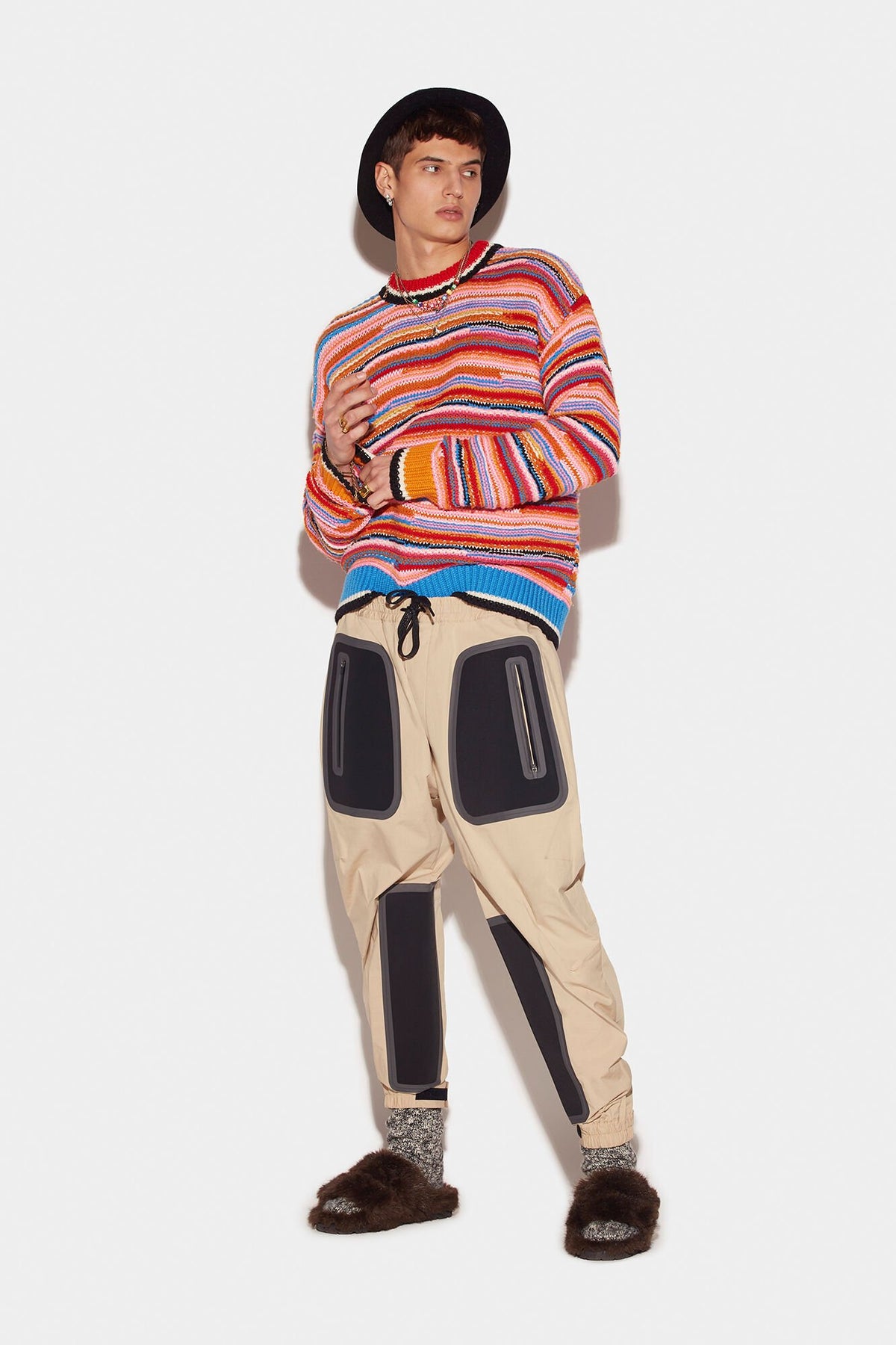 Dsquared² Beige Fibres Sweatshirt