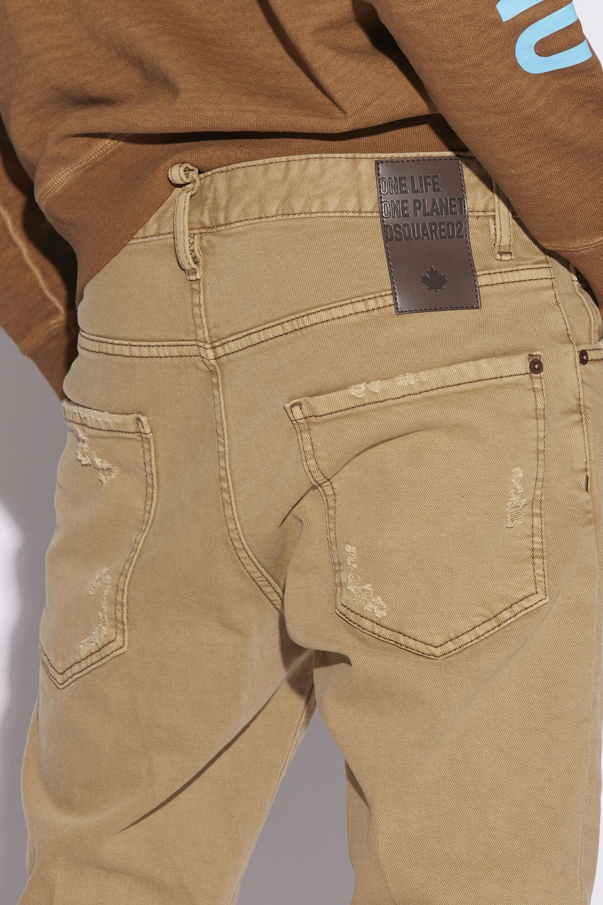 Dsquared² Beige Fibres Hoodie