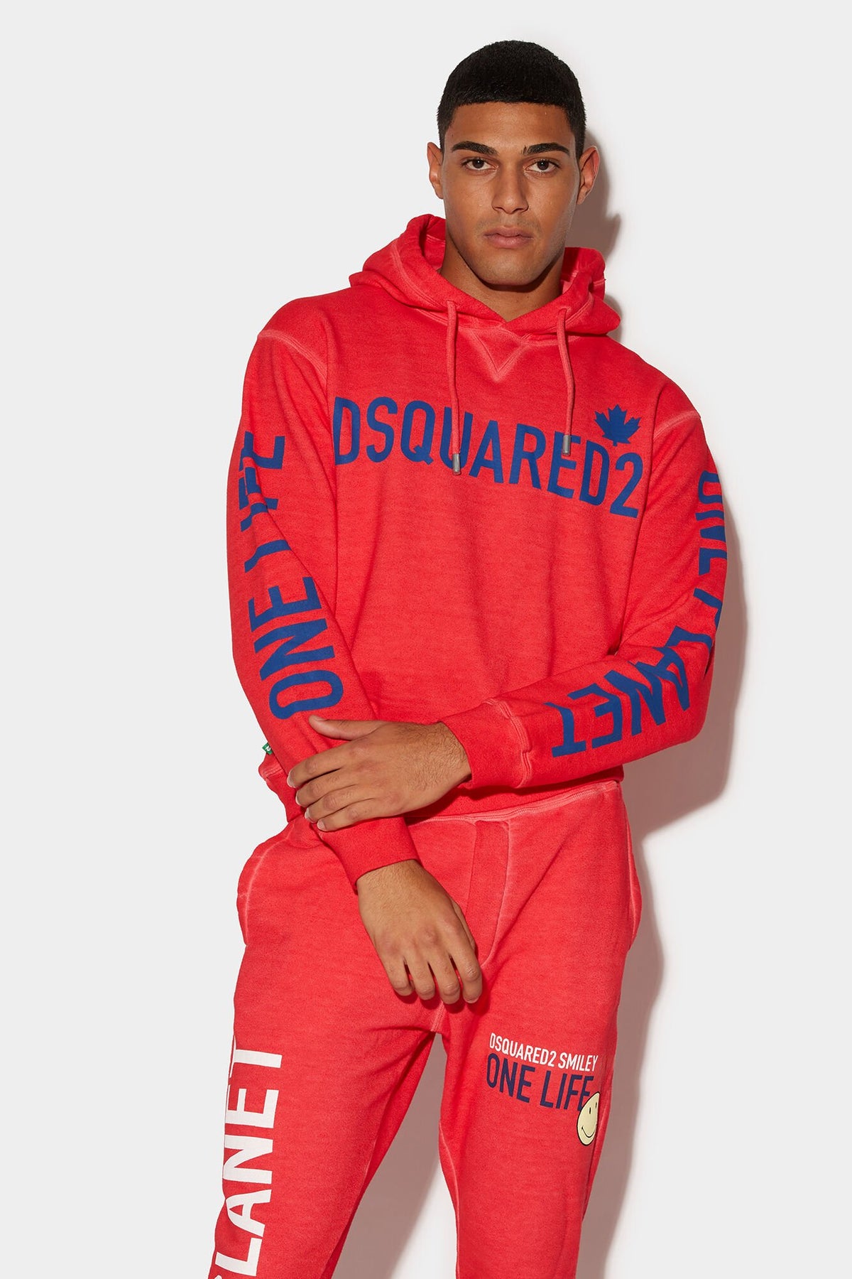 Dsquared² Red Fibres Sweatshirt