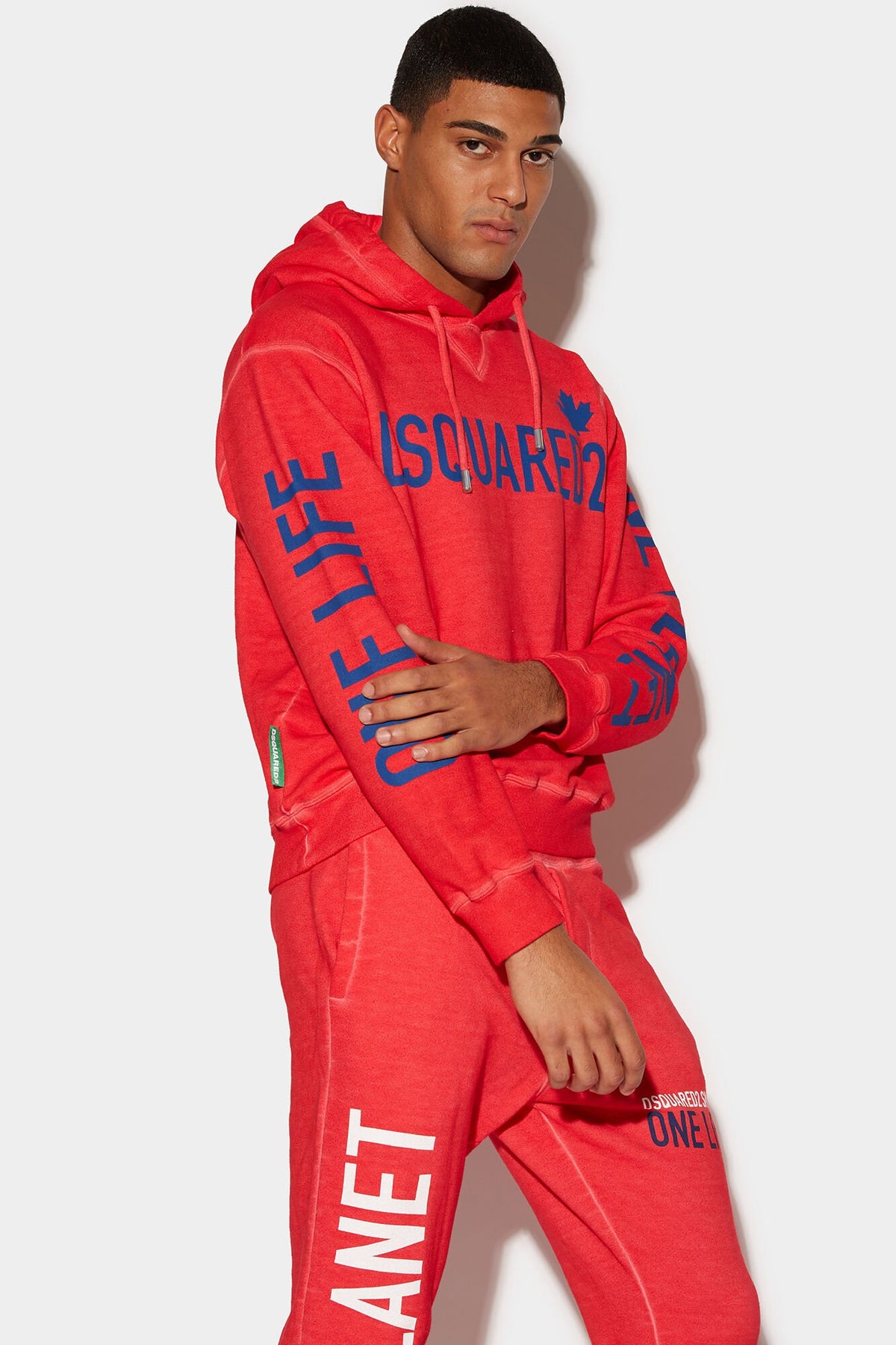 Dsquared² Red Fibres Sweatshirt