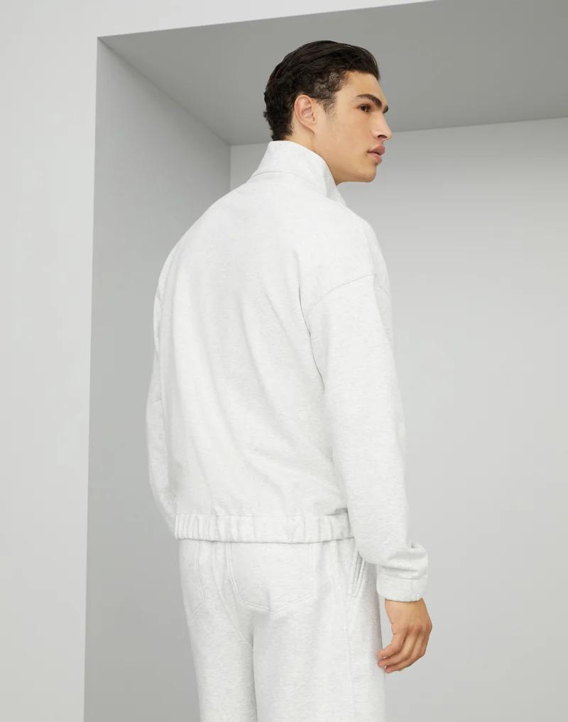Brunello Cucinelli Silver Cotton Sweatshirt