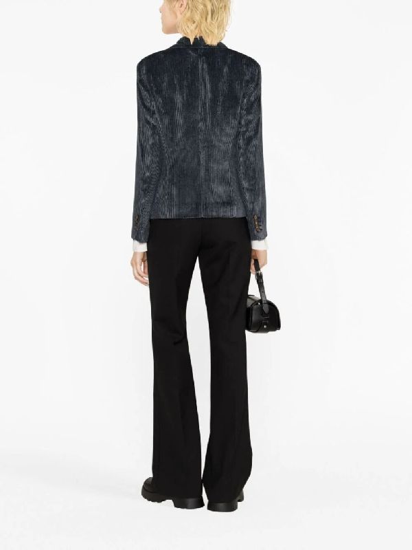 Brunello Cucinelli Blue Viscose Jacket