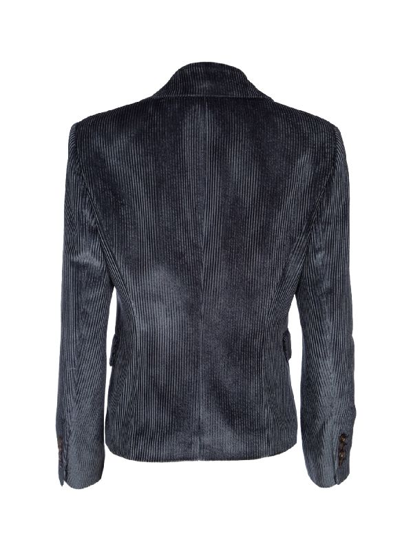 Brunello Cucinelli Blue Viscose Jacket