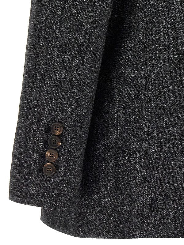 Brunello Cucinelli Gray Viscose Coat