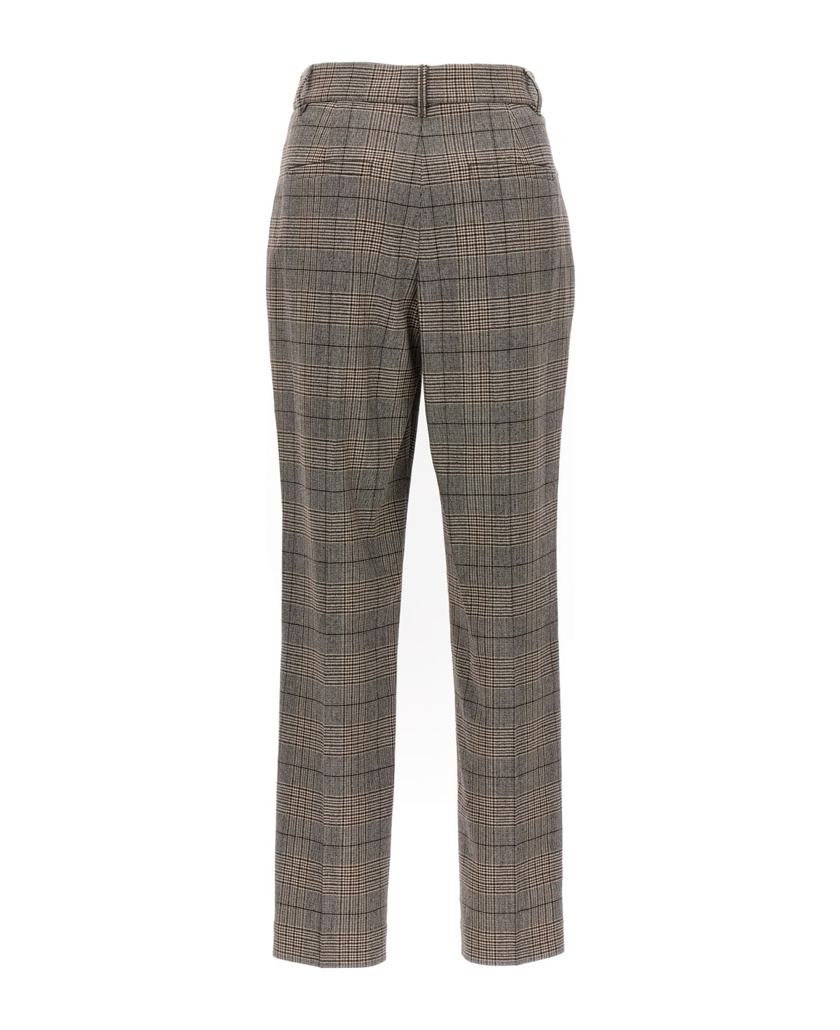 Brunello Cucinelli Beige Wool Dress Pants